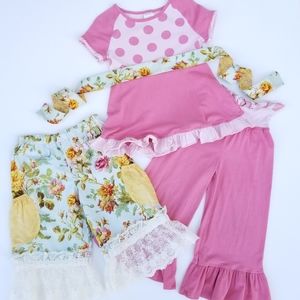 PERSNICKETY Boutique Lot Sugar Tunic Top Pants 4